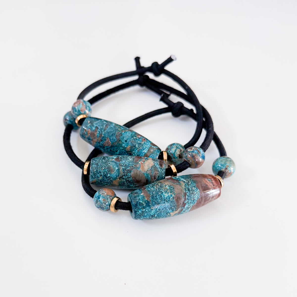 Aegean Jasper Hair Tie