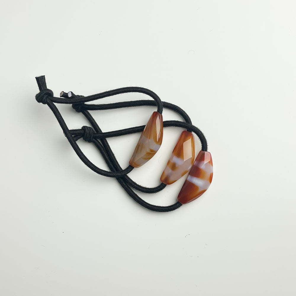 Sahara Agate Hair Tie