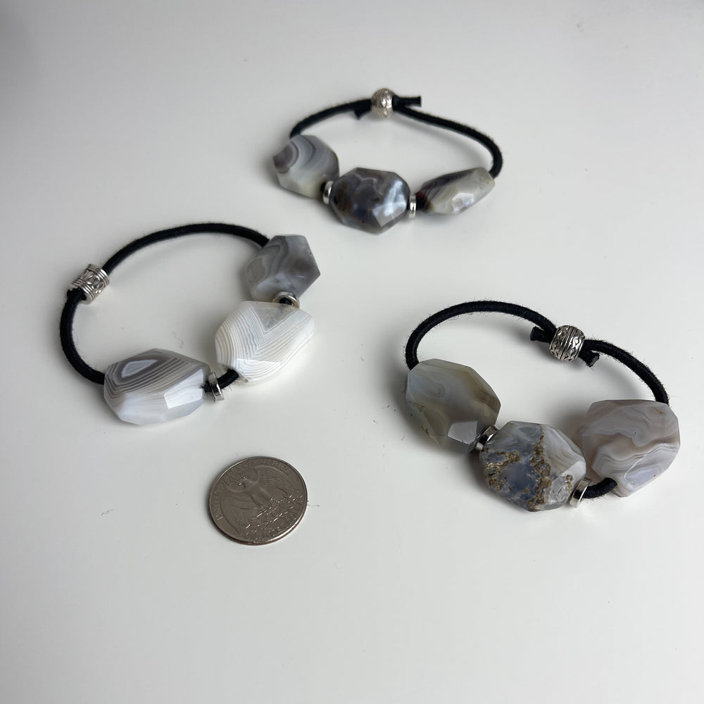 Botswana Agate Hair Tie