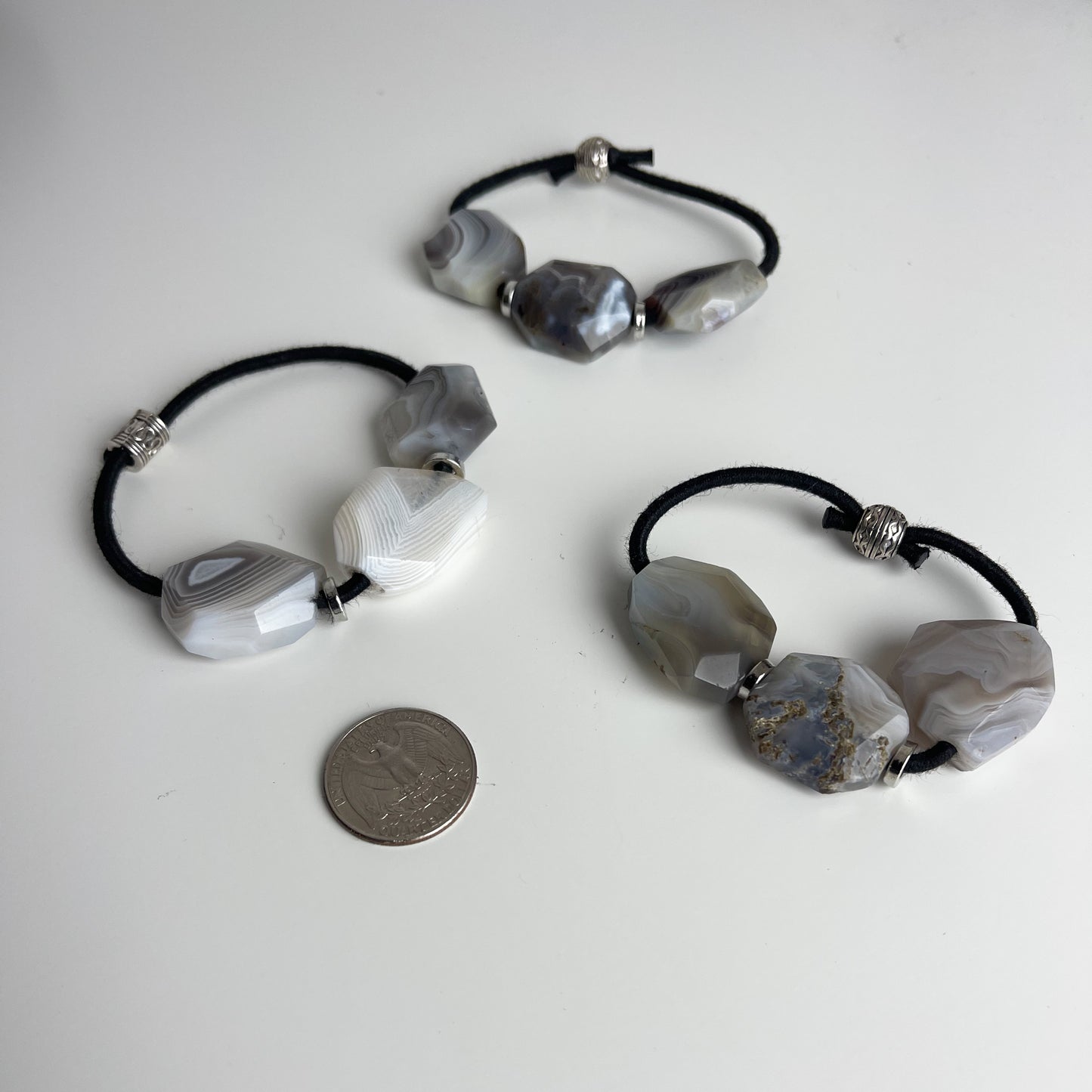 Botswana Agate Hair Tie